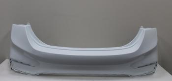 Бампер задний DAR (окрашенный) Hyundai Solaris  HCR (2017-2020) седан дорестайлинг (Cristal White PGU (Белый))