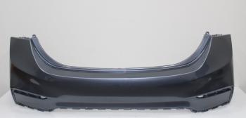 Бампер задний DAR (окрашенный) Hyundai Solaris  HCR (2017-2020) седан дорестайлинг (Urban Grey U4G U6G (Cерый))