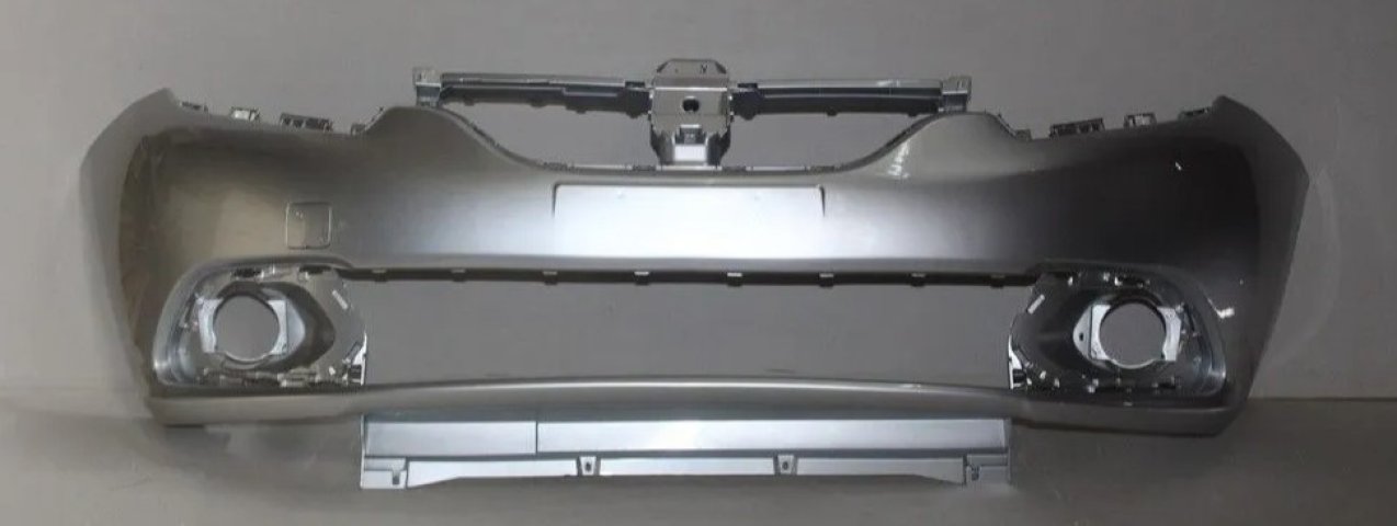 6 949 р. Бампер передний DAR (окрашенный)  Renault Logan  2 - Sandero Stepway  (B8) (Gris Platine D69 (Серая платина))  с доставкой в г. Кемерово