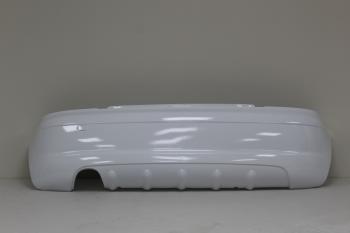 Бампер задний DAR (окрашенный) Daewoo Matiz  M150 (2000-2016) рестайлинг (Summit White GAZ (Белый))
