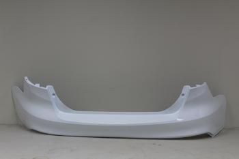 Бампер задний DAR (окрашенный) Ford Focus  3 (2014-2019) седан рестайлинг (Frozen White (Морозно-белый))
