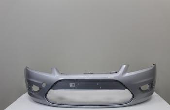 Бампер передний ТехноПласт (окрашенный) Ford Focus  2 (2007-2011) седан рестайлинг, универсал рестайлинг, хэтчбэк 3 дв. рестайлинг, хэтчбэк 5 дв. рестайлинг (Moondust Silver (Светло-серебристый))