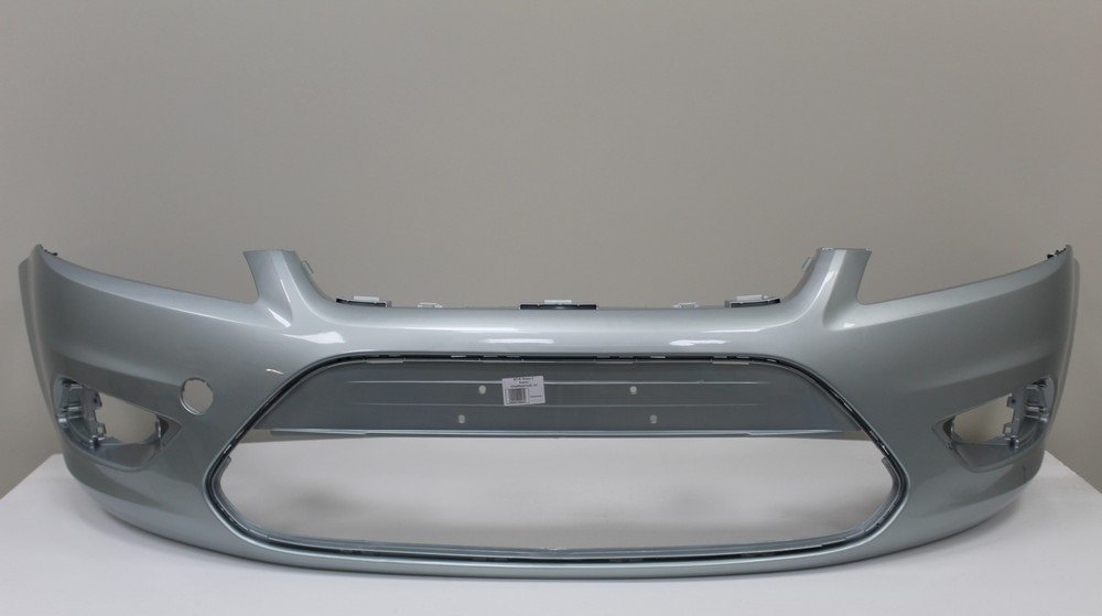 5 949 р. Бампер передний ТехноПласт (окрашенный)  Ford Focus  2 (2007-2011) седан рестайлинг, универсал рестайлинг, хэтчбэк 3 дв. рестайлинг, хэтчбэк 5 дв. рестайлинг (Avalon (Серебристый))  с доставкой в г. Кемерово