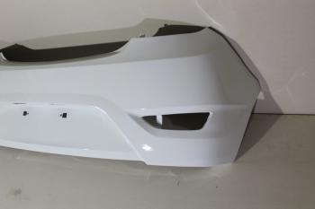 10 299 р. Бампер задний DAR (окрашенный)  Hyundai Solaris  RBr (2010-2014) хэтчбэк дорестайлинг (Cristal White PGU (Белый))  с доставкой в г. Кемерово. Увеличить фотографию 2