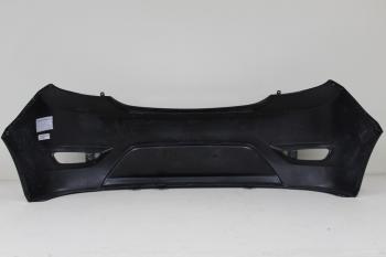 10 549 р. Бампер задний DAR (окрашенный)  Hyundai Solaris  RBr (2010-2014) хэтчбэк дорестайлинг (Phantom Black MZH (Черный))  с доставкой в г. Кемерово. Увеличить фотографию 2