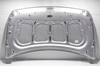 21 949 р. Капот DAR (окрашенный)  Hyundai Solaris  HCR (2017-2020) седан дорестайлинг (Sleek silver RHM (Серебристый металлик))  с доставкой в г. Кемерово. Увеличить фотографию 2