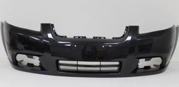 Бампер передний DAR (окрашенный) Chevrolet Aveo  T250 (2006-2011) седан рестайлинг (Pearl Black 87U (Жемчужно-черный))