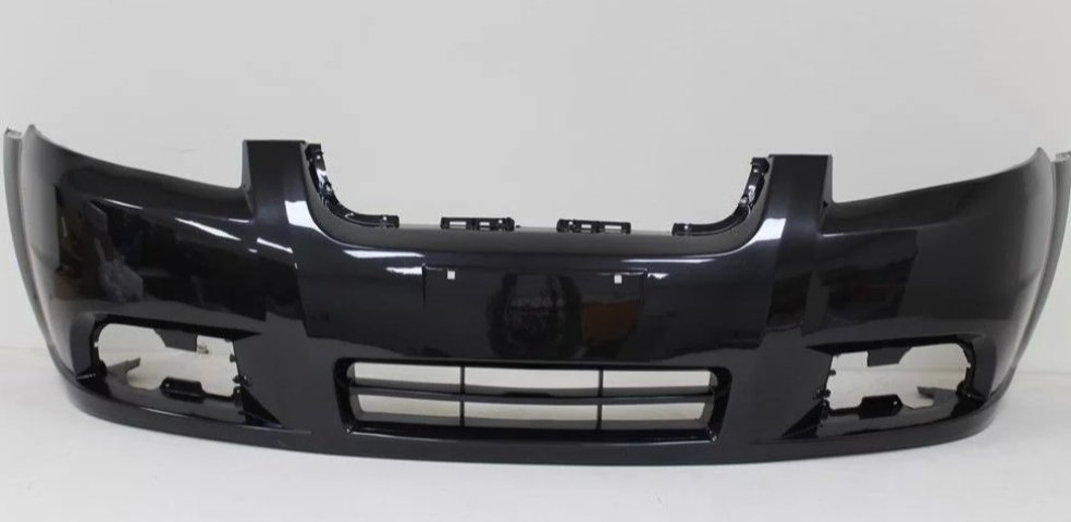 6 699 р. Бампер передний DAR (окрашенный)  Chevrolet Aveo  T250 (2006-2011) седан рестайлинг (Pearl Black 87U (Жемчужно-черный))  с доставкой в г. Кемерово