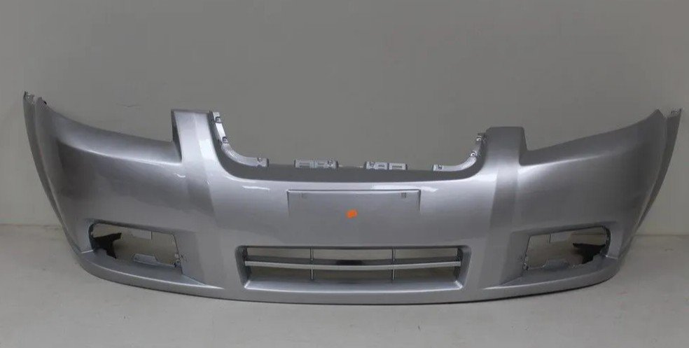 6 999 р. Бампер передний DAR (окрашенный)  Chevrolet Aveo  T250 (2006-2011) седан рестайлинг (Switchblade Silver GAN (Серебристый))  с доставкой в г. Кемерово