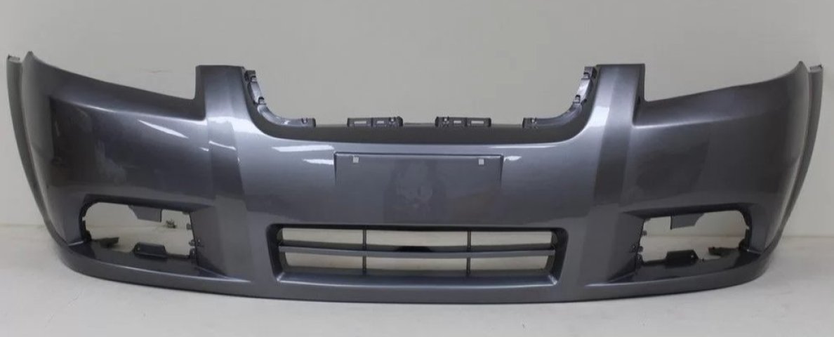 7 799 р. Бампер передний DAR (окрашенный)  Chevrolet Aveo  T250 (2006-2011) седан рестайлинг (Urban Grey 04U (Серый))  с доставкой в г. Кемерово