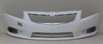 Бампер передний DAR Chevrolet Cruze  J300 (2009-2012) седан дорестайлинг (Summit White GAZ (Белый))