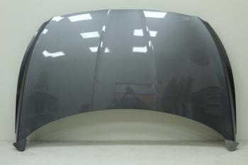 Капот DAR (окрашенный) Hyundai Solaris  RBr (2010-2014) седан дорестайлинг, хэтчбэк дорестайлинг (Garbon Grey SAE (Серый металлик))