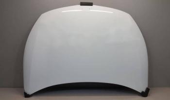 Капот DAR (окрашенный) KIA Rio ( 4 FB,  X-line,  4 YB,  X) (2016-2025) дорестайлинг седан, дорестайлинг, хэтчбэк, рестайлинг, рестайлинг седан, рестайлинг, хэтчбэк (Белый (Cristal White PGU))