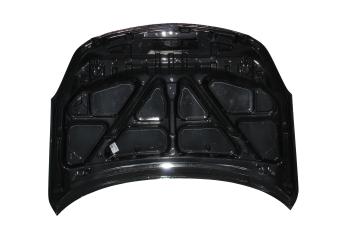 22 999 р. Капот DAR (окрашенный)  Nissan Almera  G15 (2012-2019) седан (Черный (Black GNF))  с доставкой в г. Кемерово. Увеличить фотографию 2