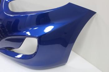 5 949 р. Бампер передний ТехноПласт (окрашенный)  Hyundai Solaris  RBr (2010-2014) седан дорестайлинг, хэтчбэк дорестайлинг (Sapphire Blue WGM  (Синий перламутр))  с доставкой в г. Кемерово. Увеличить фотографию 3