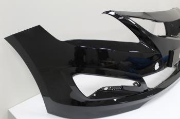 5 949 р. Бампер передний ТехноПласт (окрашенный)  Hyundai Solaris  RBr (2014-2017) седан рестайлинг, хэтчбэк рестайлинг (Phantom Black MZH (Черный))  с доставкой в г. Кемерово. Увеличить фотографию 4