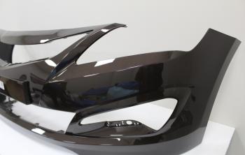 5 849 р. Бампер передний ТехноПласт (окрашенный)  Hyundai Solaris  RBr (2014-2017) седан рестайлинг, хэтчбэк рестайлинг (Coffee Bean VC5  (Коричневый перламутр))  с доставкой в г. Кемерово. Увеличить фотографию 3