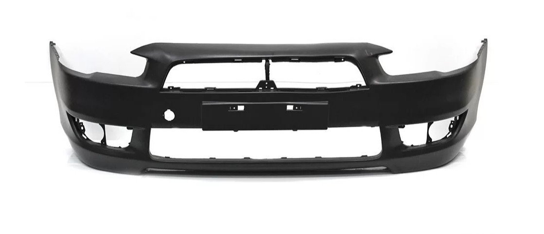 4 299 р. Бампер передний DAR  Mitsubishi Lancer  10 CY (2007-2010) седан дорестайлинг, хэтчбэк дорестайлинг (неокрашенный)  с доставкой в г. Кемерово
