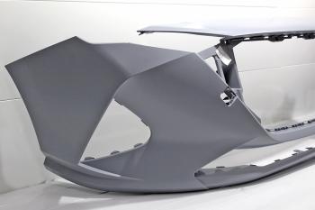 8 499 р. Бампер передний ТехноПласт  Hyundai Solaris  HCR (2020-2022) седан рестайлинг (неокрашенный)  с доставкой в г. Кемерово. Увеличить фотографию 3