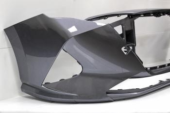 4 949 р. Бампер передний ТехноПласт  Hyundai Solaris  HCR (2020-2022) седан рестайлинг (Серый (Urban Grey U4G U6G))  с доставкой в г. Кемерово. Увеличить фотографию 3