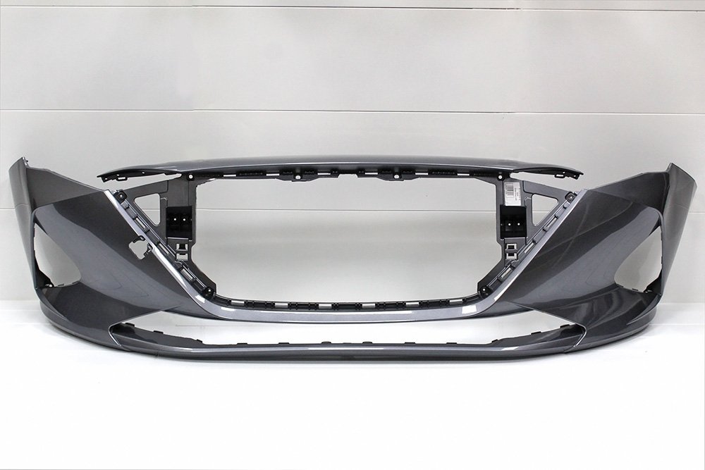 4 949 р. Бампер передний ТехноПласт  Hyundai Solaris  HCR (2020-2022) седан рестайлинг (Серый (Urban Grey U4G U6G))  с доставкой в г. Кемерово