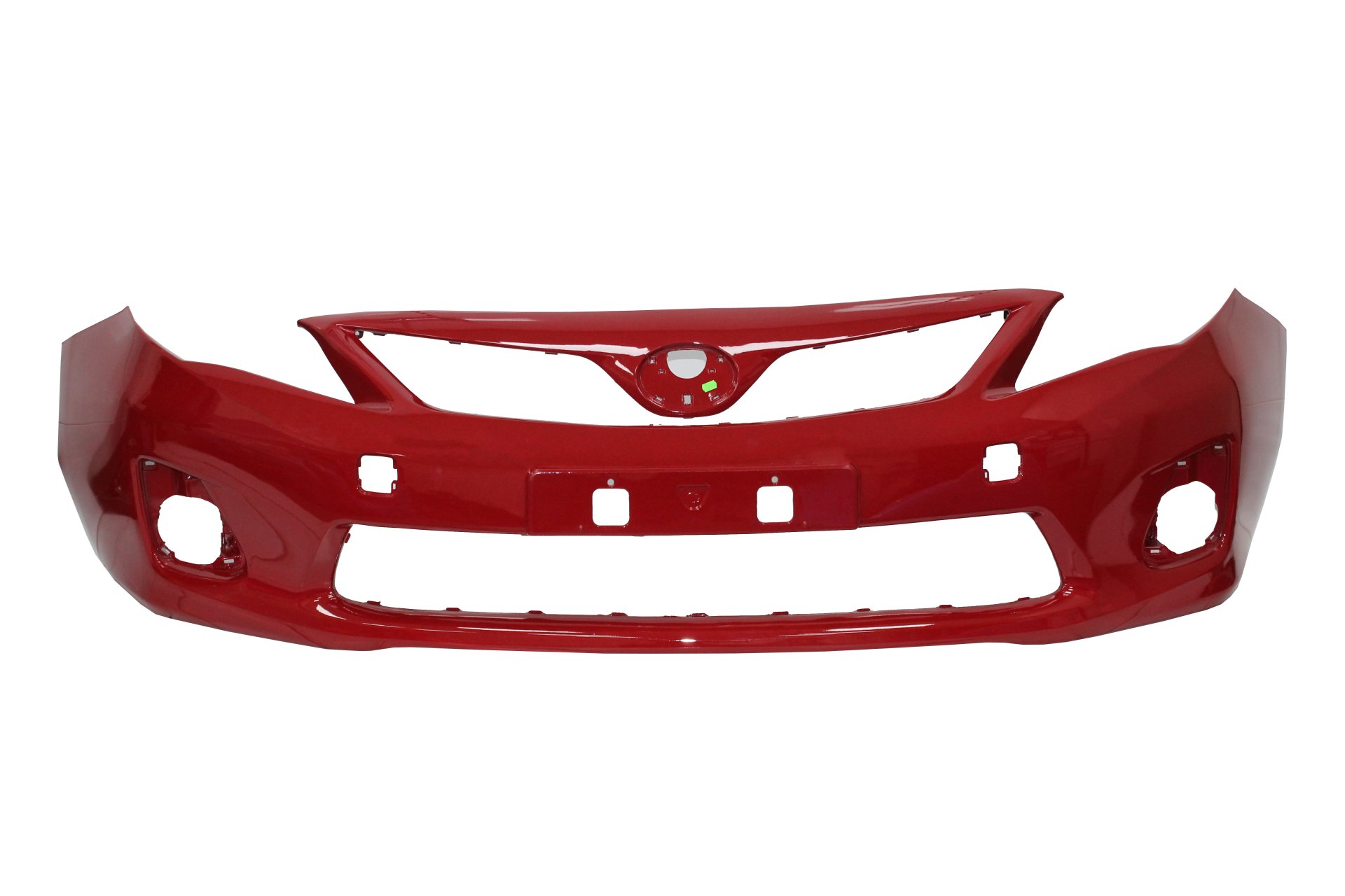 7 899 р. Бампер передний DAR (окрашенный)  Toyota Corolla  E150 (2009-2013) седан рестайлинг (Красный (SUPER RED 3E5))  с доставкой в г. Кемерово