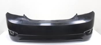 Бампер задний ТехноПласт Hyundai Solaris  RBr (2010-2014) седан дорестайлинг (неокрашенный)