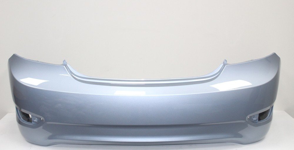 5 849 р. Бампер задний ТехноПласт (окрашенный)  Hyundai Solaris  RBr (2010-2014) седан дорестайлинг (Ice Silver VEA  (Голубой металлик))  с доставкой в г. Кемерово