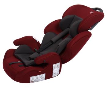 10 649 р. Автокресло детское 9-36кг (I-II-III) 1-12лет вишня люкс Isofix Стар SIGER SIGER kres4028  с доставкой в г. Кемерово. Увеличить фотографию 3