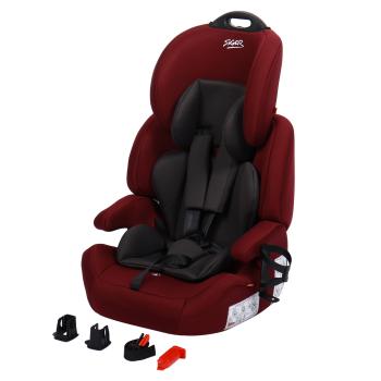 10 649 р. Автокресло детское 9-36кг (I-II-III) 1-12лет вишня люкс Isofix Стар SIGER SIGER kres4028  с доставкой в г. Кемерово. Увеличить фотографию 1