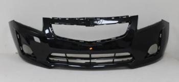 Бампер передний DAR (окрашенный) Chevrolet Cruze  J300 (2012-2015) седан рестайлинг (Carbon Flash GAR (Черный))
