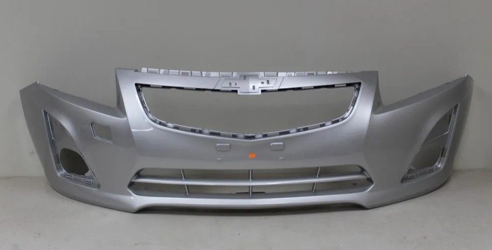 15 799 р. Бампер передний DAR (окрашенный)  Chevrolet Cruze  J300 (2012-2015) седан рестайлинг (Switchblade Silver GAN (Серебристый))  с доставкой в г. Кемерово
