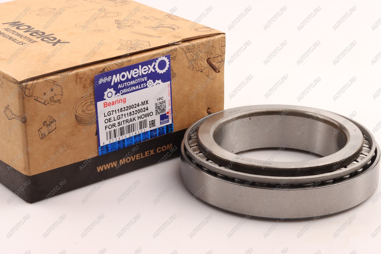 1 089 р. Подшипник дифференциала SITRAK HOWO заднего моста MOVELEX MOVELEX lg7118320024-mx MOVELEX lg7118320024-mx  с доставкой в г. Кемерово