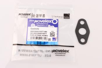 34 р. Прокладка SITRAK HOWO маслопровода турбокомпрессора MOVELEX MOVELEX 080v966010577-mx MOVELEX 080v966010577-mx  с доставкой в г. Кемерово. Увеличить фотографию 1