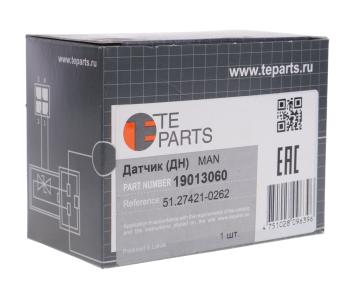 9 749 р. Датчик давления масла MAN дв.D2866,2066 TE PARTS TE PARTS 19013060 TE PARTS 19013060  с доставкой в г. Кемерово. Увеличить фотографию 3