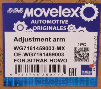 2 699 р. Трещотка SITRAK HOWO тормозная MOVELEX MOVELEX wg7161459003-mx MOVELEX wg7161459003-mx  с доставкой в г. Кемерово. Увеличить фотографию 10