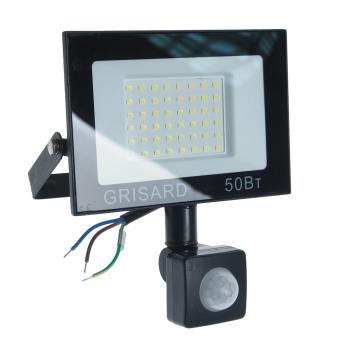 1 139 р. Светильник светодиодный 220V 50W 6500K с датчиком движения черный GRISARD ELECTRIC GRISARD ELECTRIC gre-004-0016 GRISARD ELECTRIC gre-004-0016  с доставкой в г. Кемерово. Увеличить фотографию 1