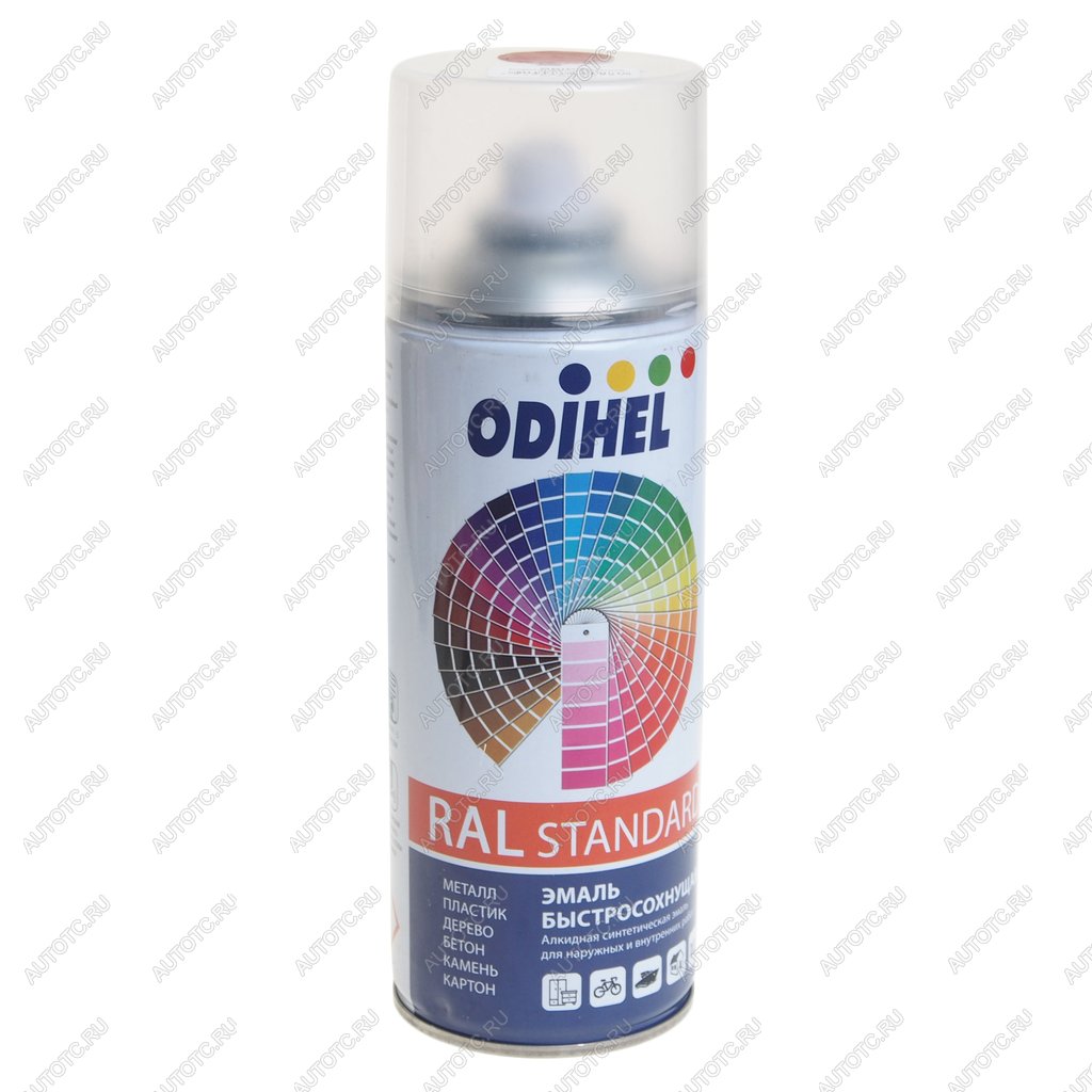 292 р. Краска коричнево-красная RAL3011 алкидная аэрозоль 520мл ODIHEL ODIHEL ral3011a ODIHEL ral3011a  с доставкой в г. Кемерово
