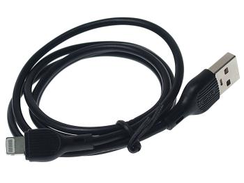 129 р. Кабель USB Type C 2м черный XO XO nb200 black  с доставкой в г. Кемерово. Увеличить фотографию 1