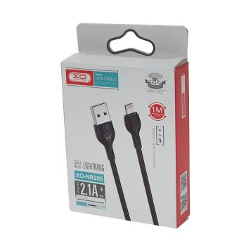 129 р. Кабель USB Type C 2м черный XO XO nb200 black  с доставкой в г. Кемерово. Увеличить фотографию 2