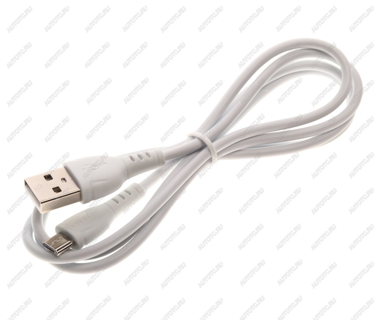 92 р. Кабель USB Type C 1м BOROFONE BOROFONE bx51 белый  с доставкой в г. Кемерово