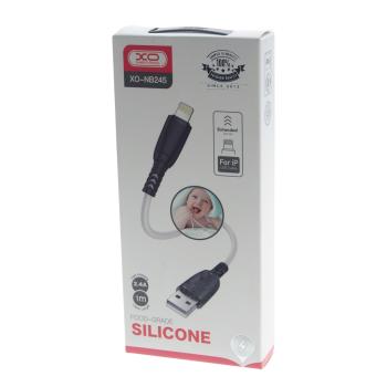 238 р. Кабель USB Type C 1м XO XO nb245 white  с доставкой в г. Кемерово. Увеличить фотографию 2