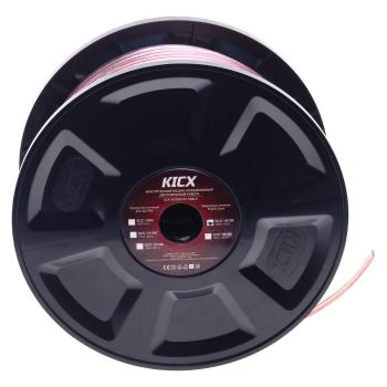 4 549 р. Кабель акустический 16Ga (2х1.5мм) 100м бухта KICX KICX scc-16100 бухта 100м.  с доставкой в г. Кемерово. Увеличить фотографию 1