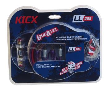 2 199 р. Набор для установки усилителя KICX KICX ll 208  с доставкой в г. Кемерово. Увеличить фотографию 1