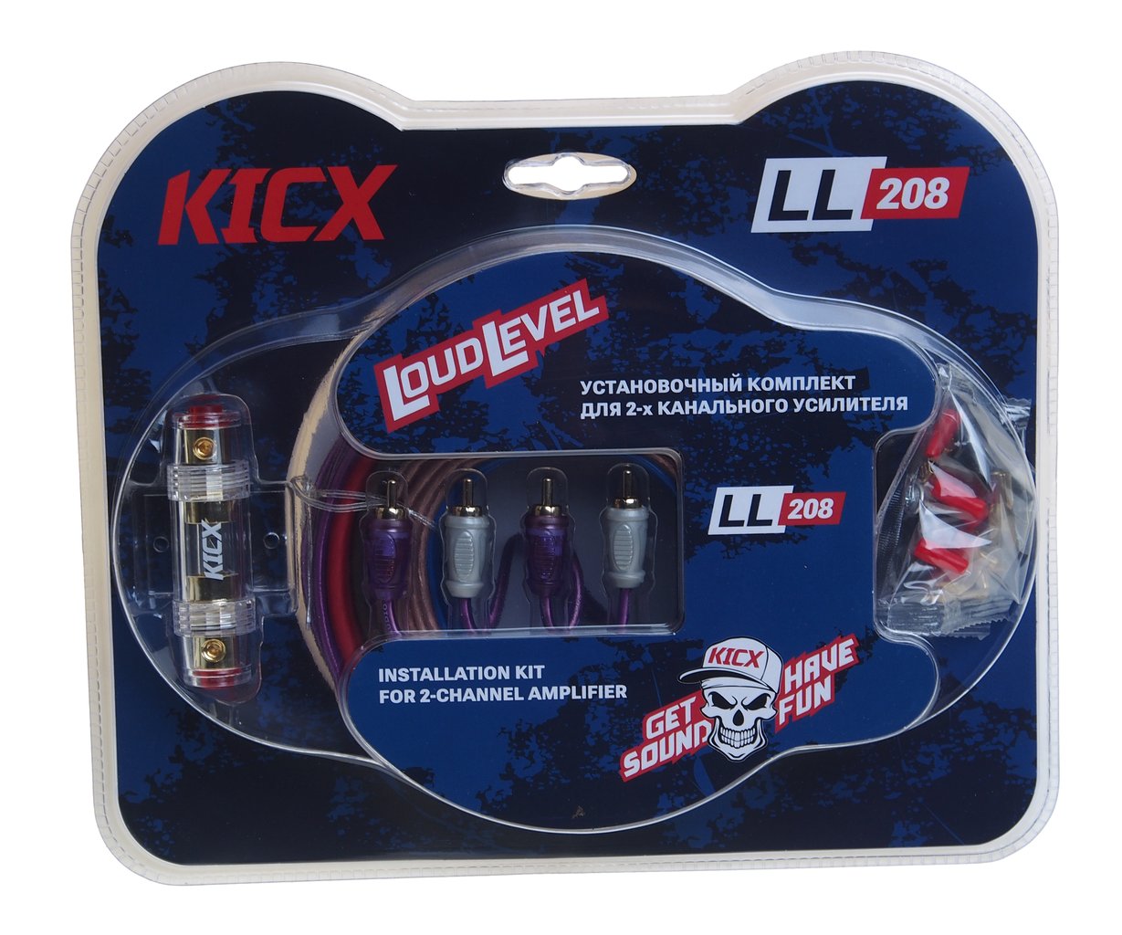 2 199 р. Набор для установки усилителя KICX KICX ll 208  с доставкой в г. Кемерово