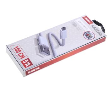 286 р. Кабель USB Type C 1м WIIIX WIIIX cb-555tc-look-10w  с доставкой в г. Кемерово. Увеличить фотографию 2