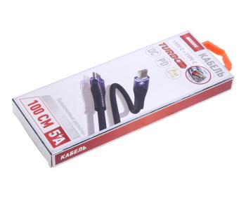 499 р. Кабель USB Type C 1м WIIIX WIIIX cb-805tc-tc-gh-10b  с доставкой в г. Кемерово. Увеличить фотографию 2