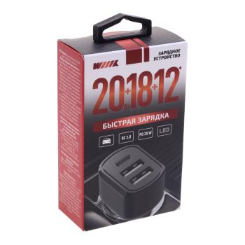 619 р. Устройство зарядное в прикуриватель 3USB 12V WIIIX WIIIX ucc-5-3-01-qcpd-ant  с доставкой в г. Кемерово. Увеличить фотографию 4