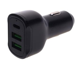 619 р. Устройство зарядное в прикуриватель 3USB 12V WIIIX WIIIX ucc-5-3-01-qcpd-ant  с доставкой в г. Кемерово. Увеличить фотографию 1