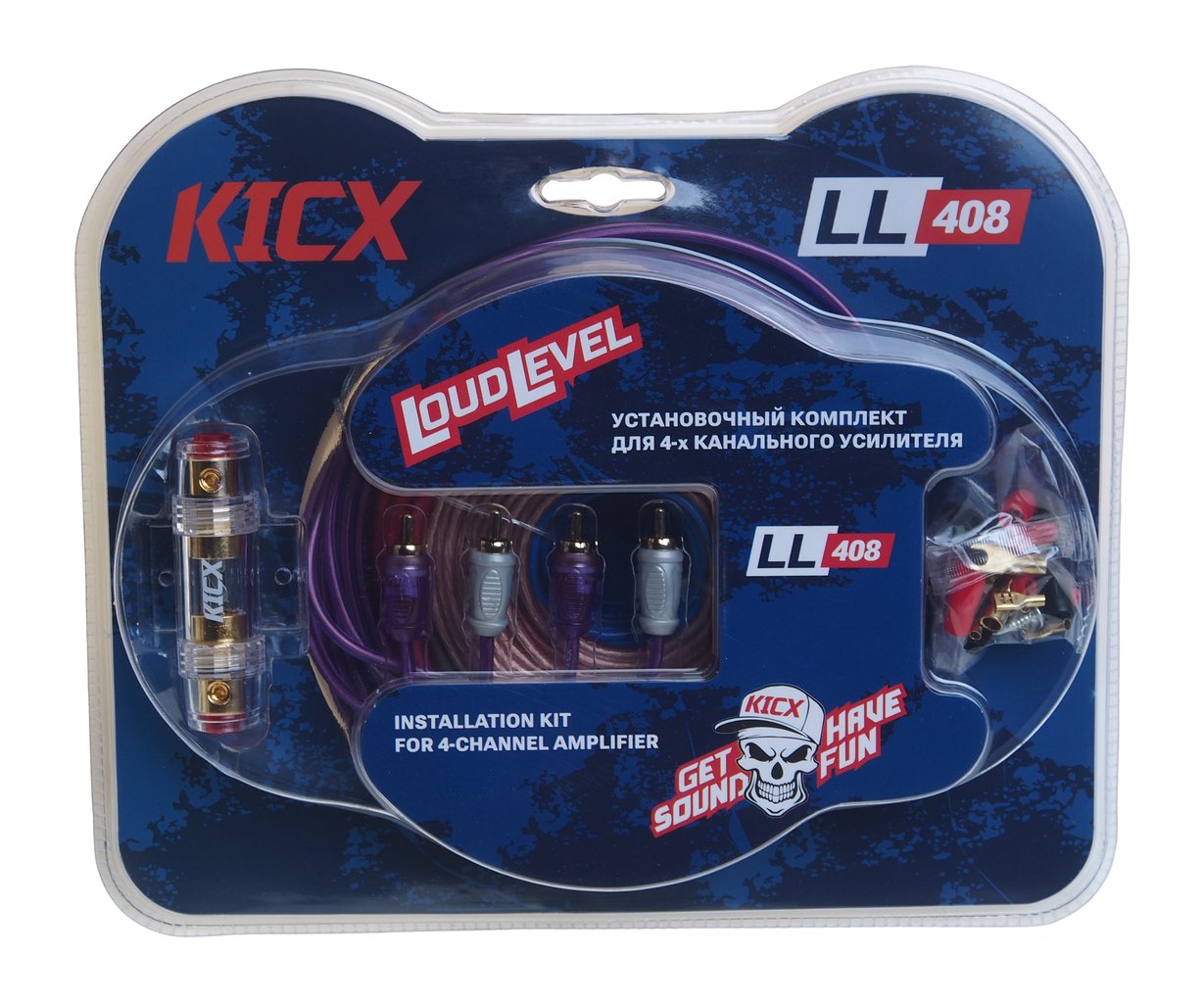 2 659 р. Набор для установки усилителя KICX KICX ll 408  с доставкой в г. Кемерово